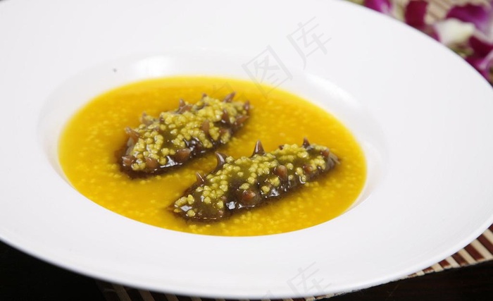 金米炖辽参图片