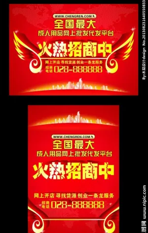 成人用品招商海报图片