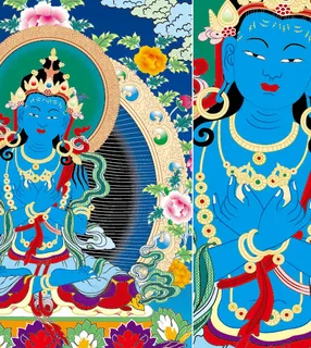 唐卡Ai法身金刚持矢量图（鄙视那些...