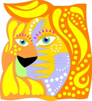 创意艺术图腾十二星座矢量素材