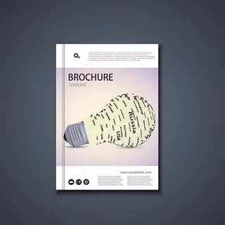 精美宣传册矢量