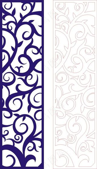 矢量镂空花纹边框底纹欧式