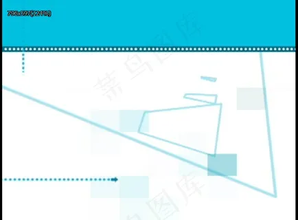 蓝色卡通背景视频素材