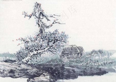 水墨山水画图片