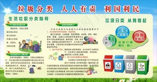 垃圾分类宣传栏