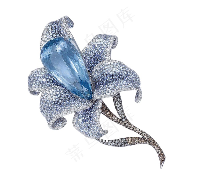 胸针饰品免抠素材PSD分层