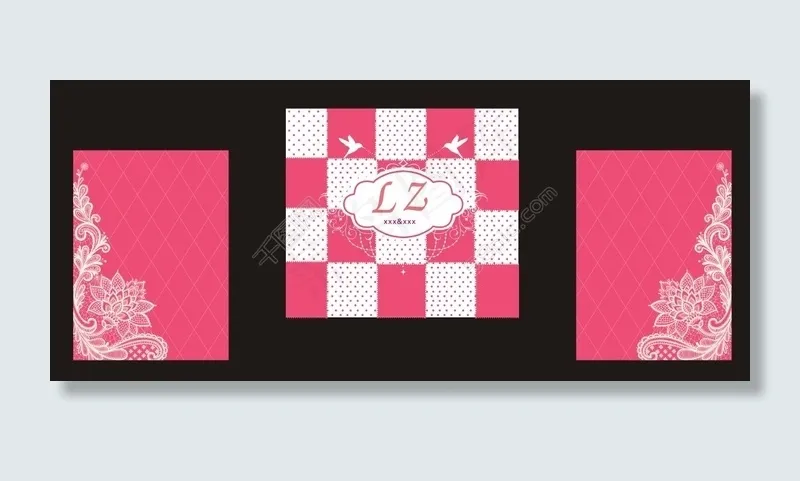 婚礼cdr矢量模版下载