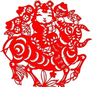 2009年牛年新春吉祥剪纸 牛 民...
