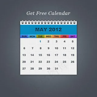 彩色日历控件UI