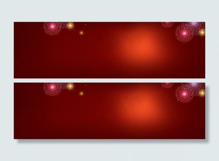 红色礼花-海报背景图 (68)
