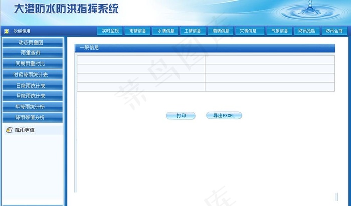 指挥系统表单页图片psd模版下载