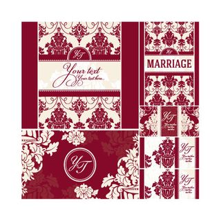 欧式花纹图片背景底纹矢量素材