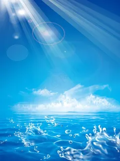 蓝色海水图片 蓝色海水图片