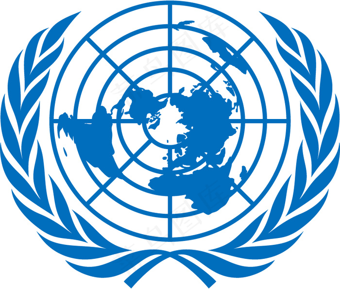 UN联合国标志徽章LOGO矢量素材ai矢量模版下载