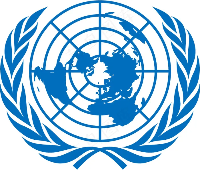 UN联合国标志徽章LOGO矢量素材ai矢量模版下载