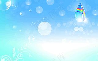 梦幻泡泡彩虹图片