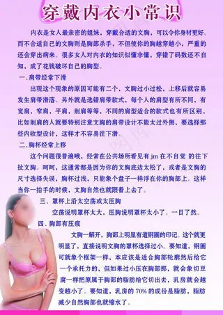 内衣小常识图片