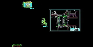 小区高层信息楼建筑平面图