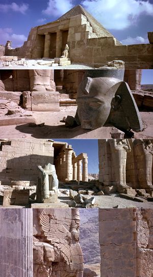 超高清埃及神庙金字塔视频