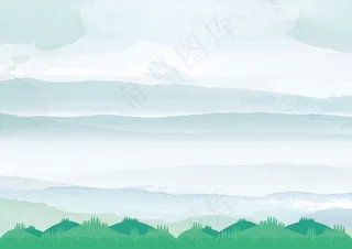 小清新卡通父亲节小报