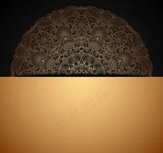 欧式花纹背景图片