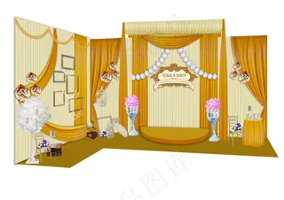 留影、相片展示区