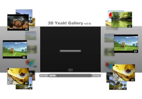 3D视频相册flash xml素材