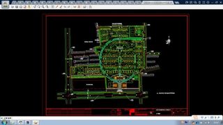 经典实用居住小区规划CAD平面设计...