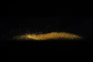 金沙金色沙粒炫光背景素材