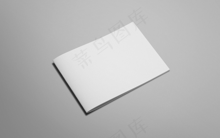 空白长方型画册psd模版下载