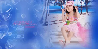 儿童摄影样册 浪漫岛的阳光图片