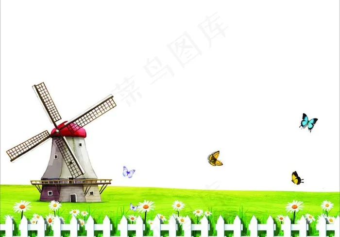 清新春夏橱窗cdr矢量模版下载