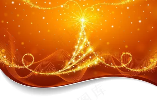 动感星光圣诞背图片