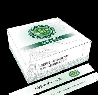 简约风格纸巾盒包装图片