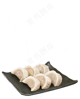 立冬手绘一盘饺子,免抠元素