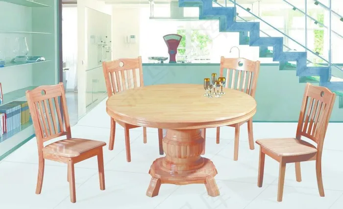 家具 家具配景 餐桌椅图片
