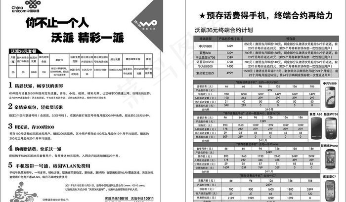 联通沃派图片ai矢量模版下载