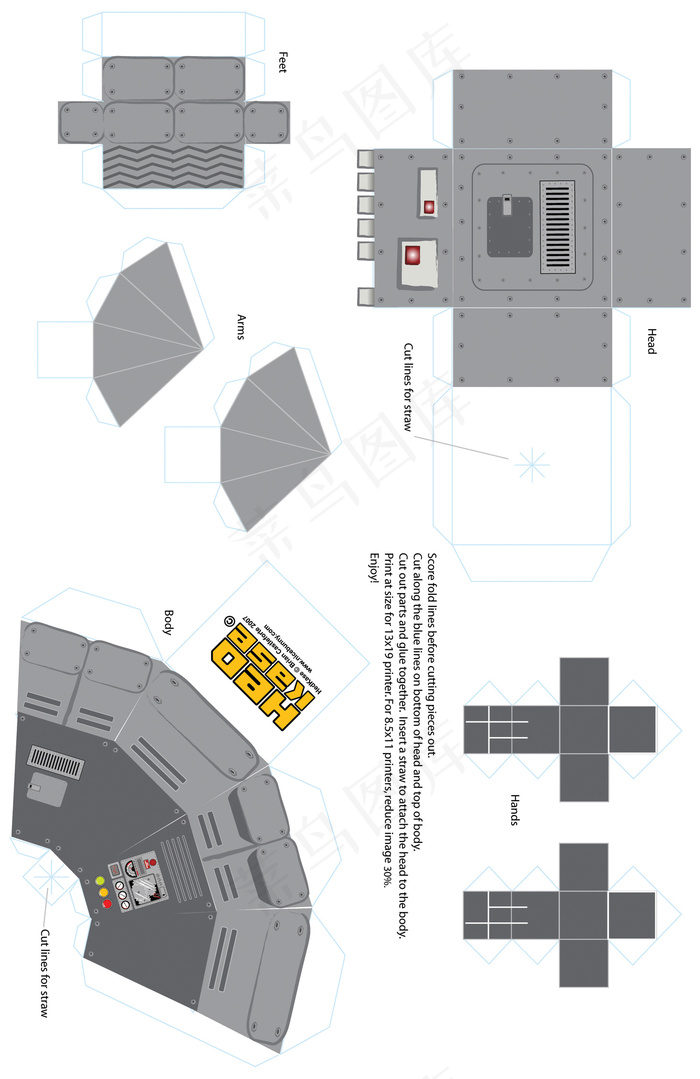 65个国外超个性纸构玩具03