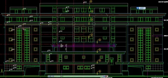 A区北立面 A区北立面