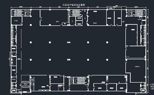 cad厂房平面图