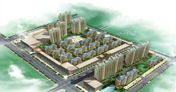 小区效果图图片 小区效果图图片