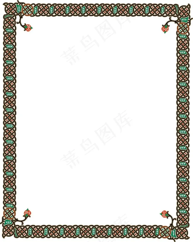 中南美风格花边psd模版下载