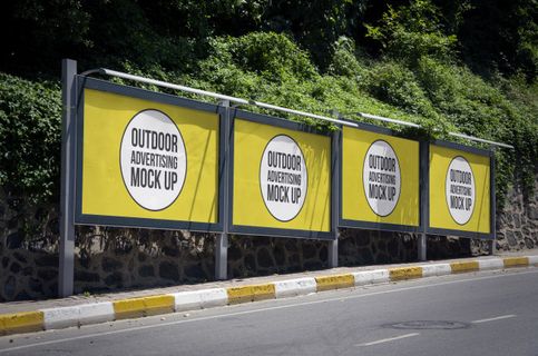 户外站台广告牌