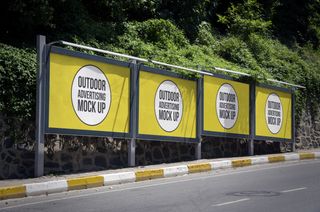 户外站台广告牌