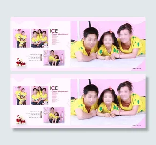 全家福相册模板设计