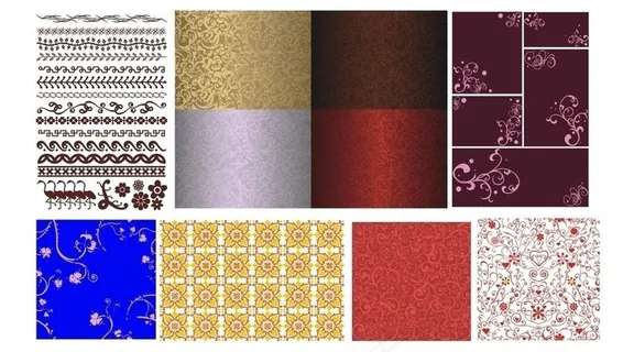 花纹底纹墙纸图片