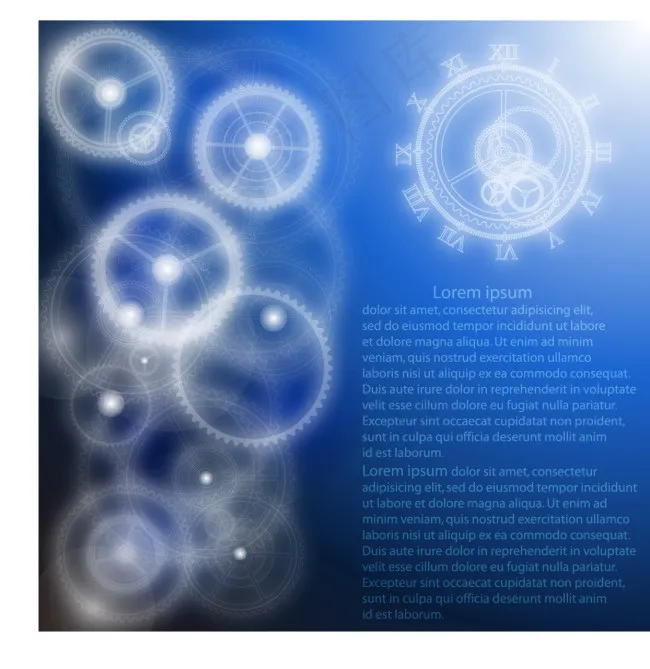 齿轮概念设计eps,ai矢量模版下载