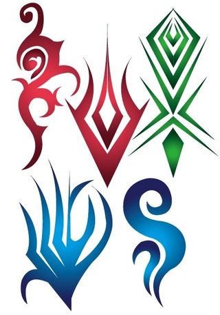 精美时尚纹身装饰图腾素材下载