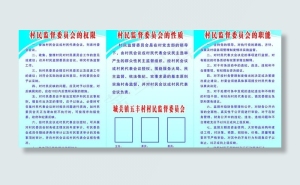 村民监督制度图片