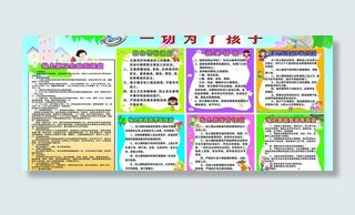 幼儿园制度展板图片